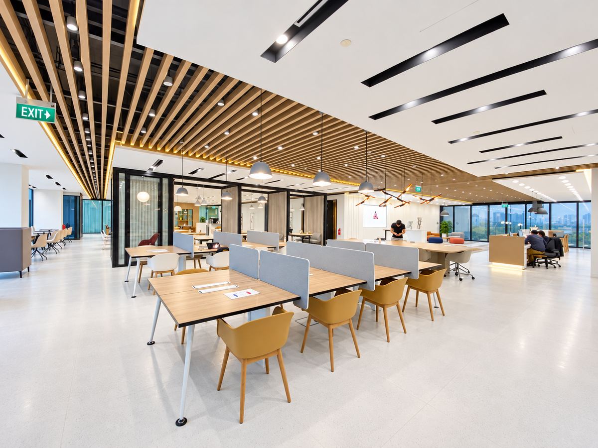 Co-working space, Level 43, at Asia Square Tower 1