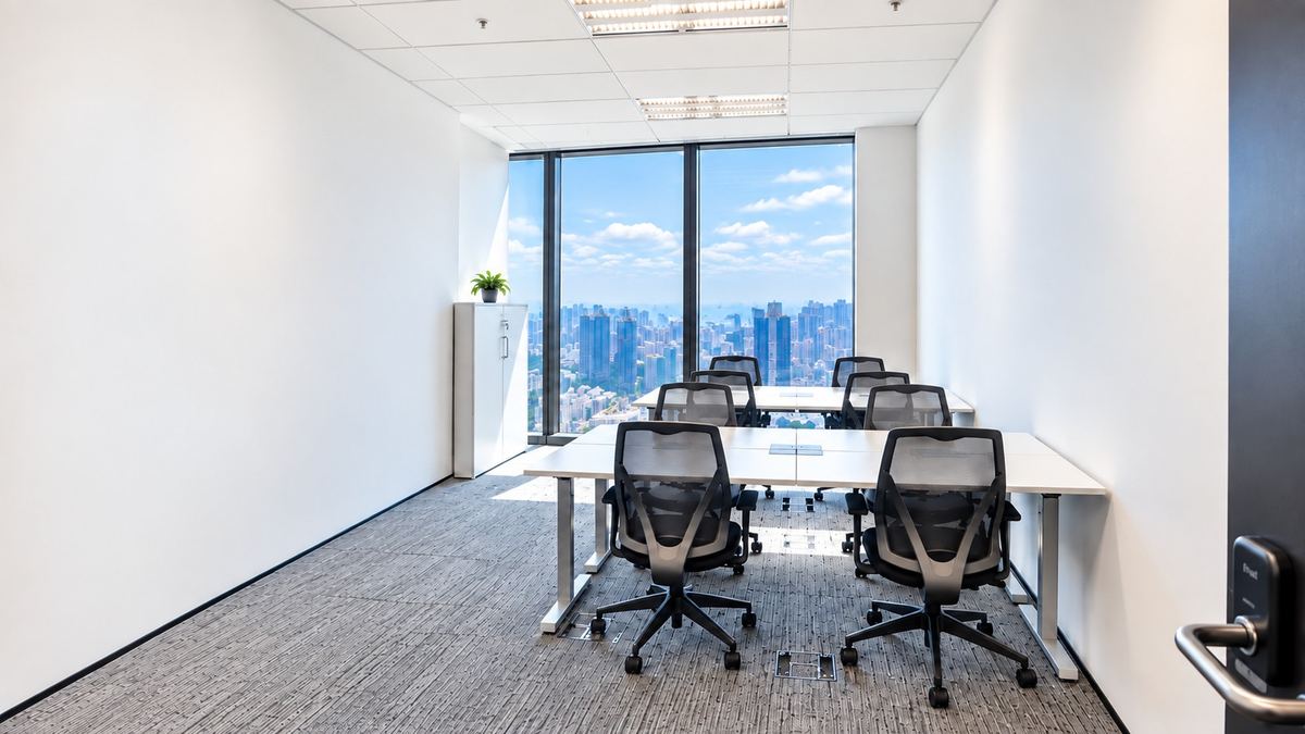 Room 42033 on Level 42, window office at Asia Square Tower 1