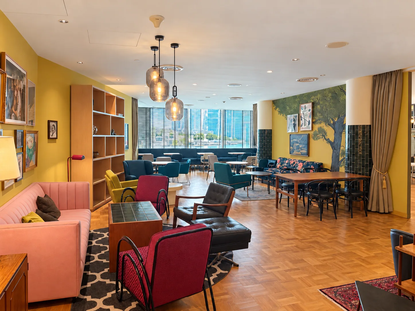 Lounge seating at Capitol Singapore