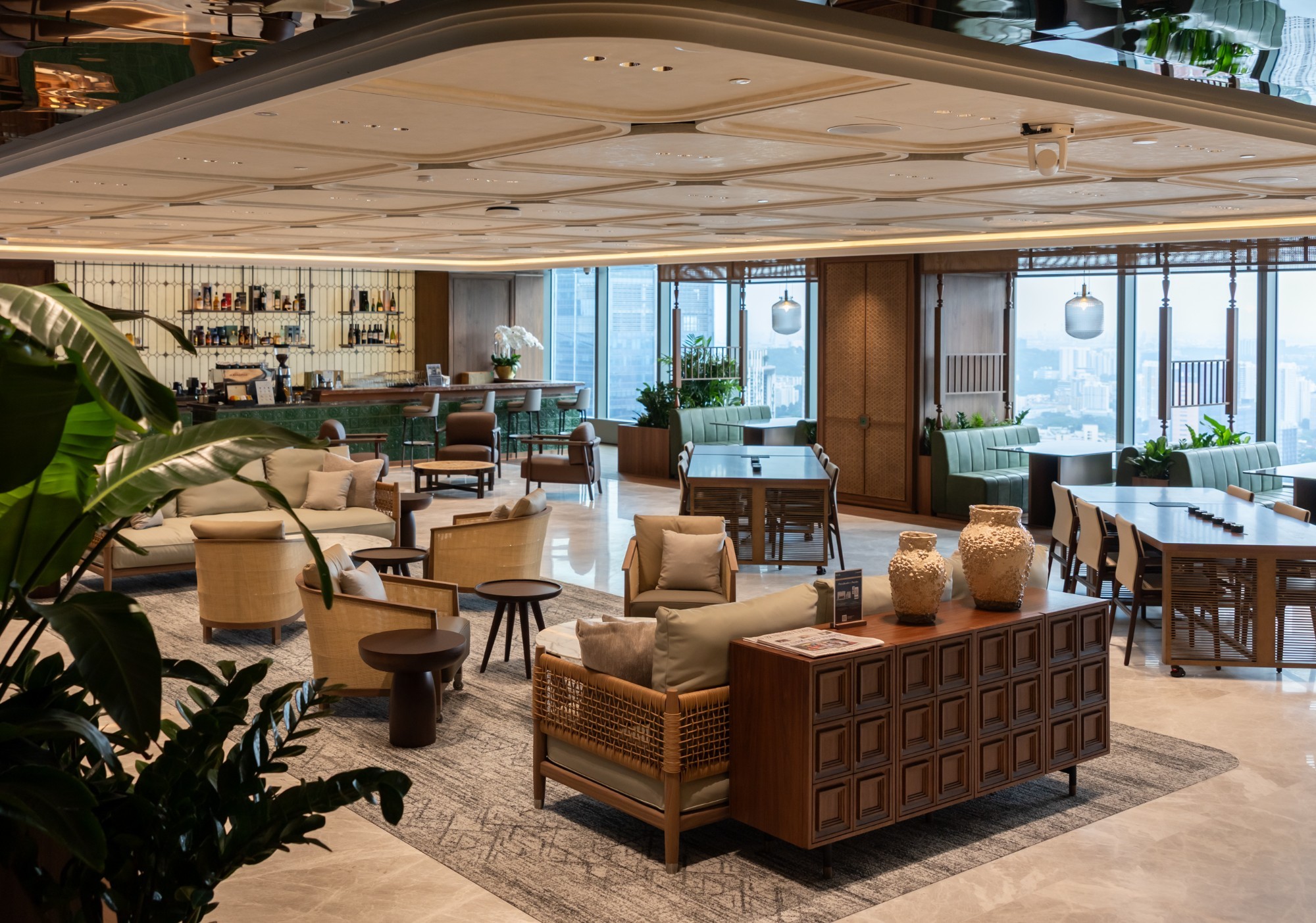 Common areas and soft seating, at IOI Central Boulevard Towers