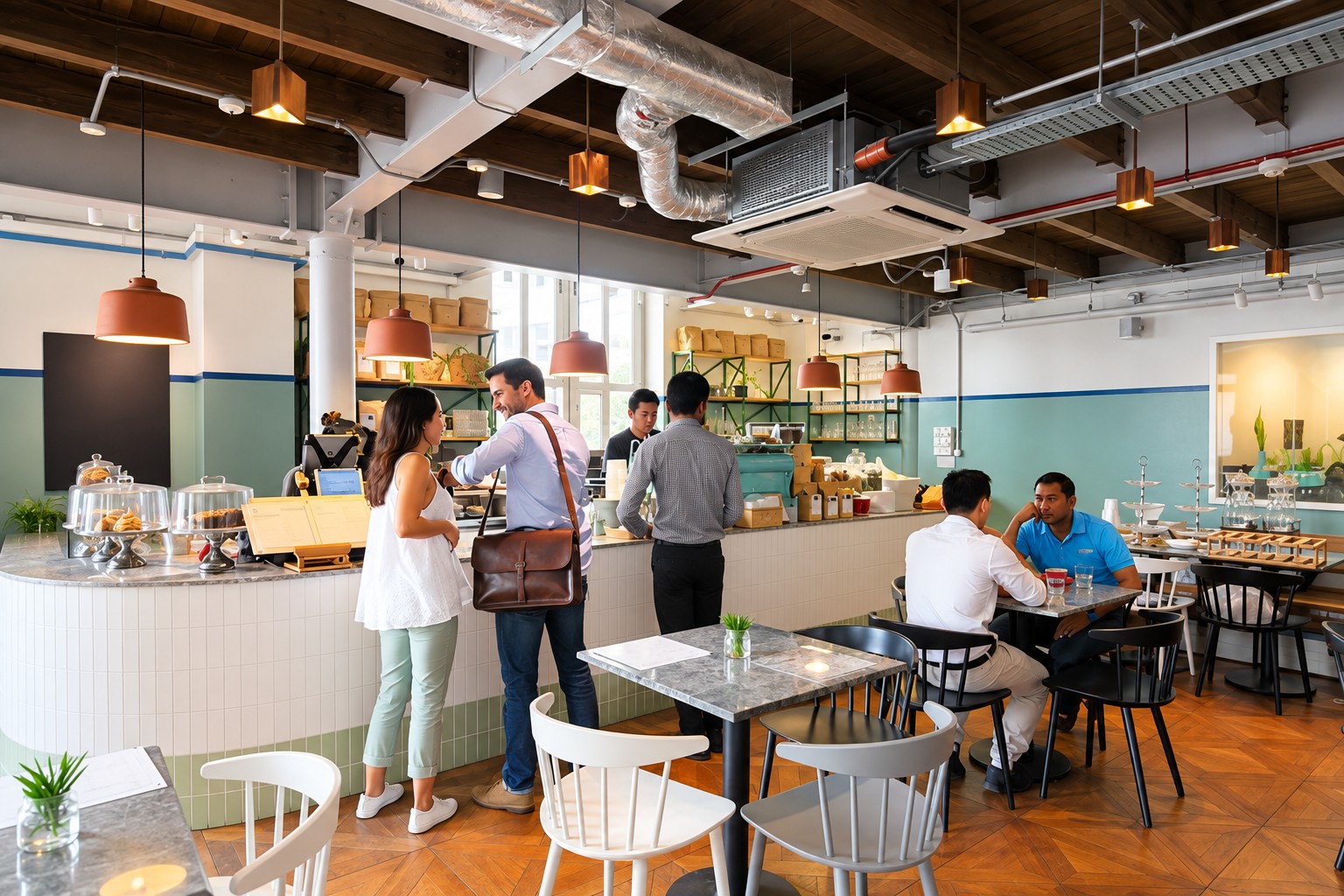 Café and dining area, at Keong Saik Road