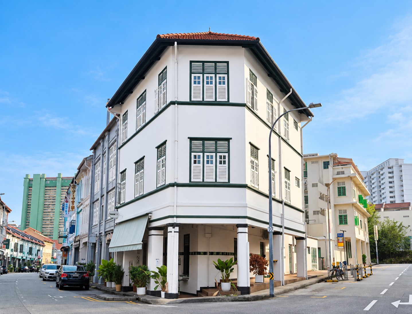 Shophouse exterior at Keong Saik Road