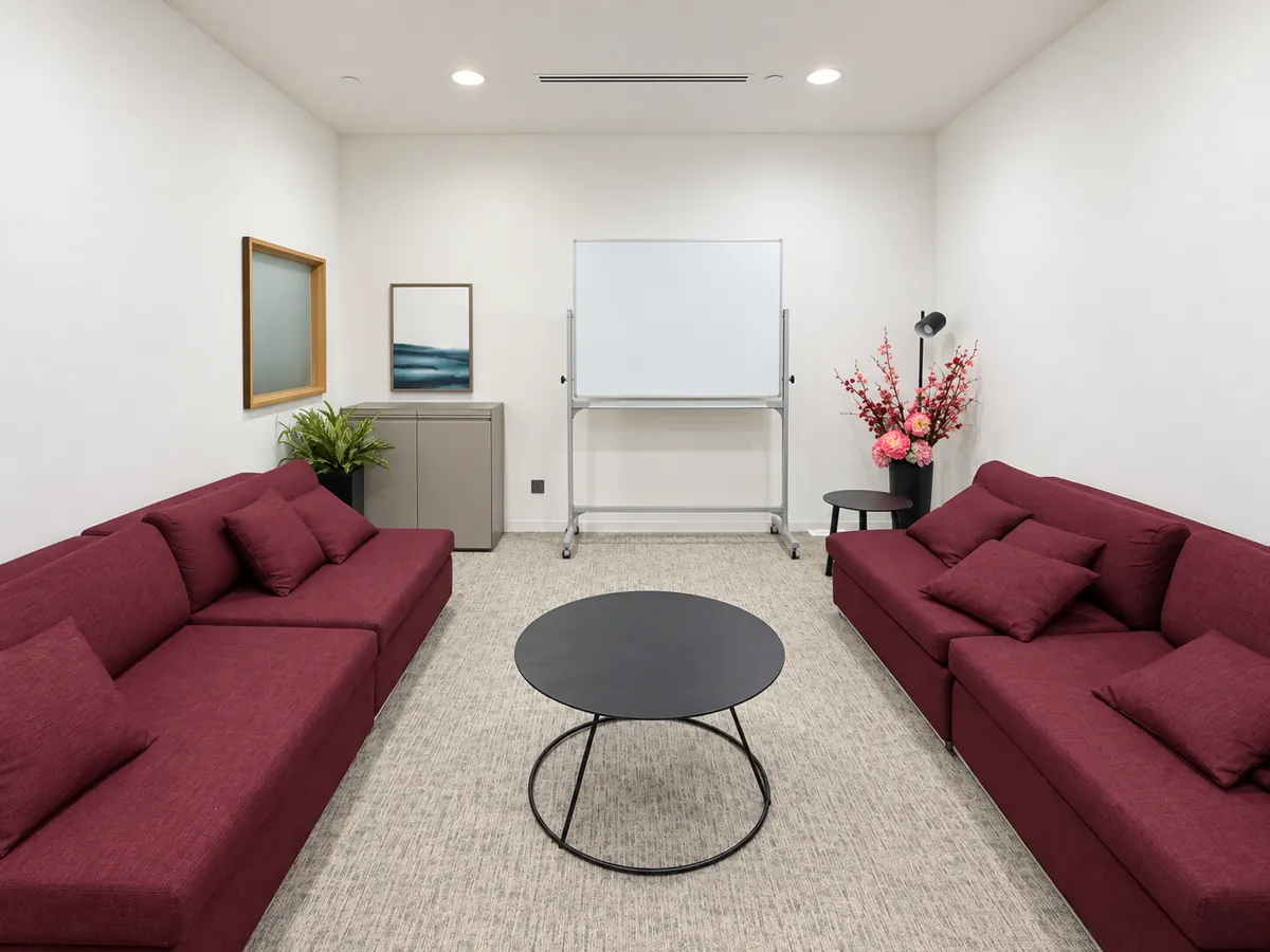 Lounge and discussion area at Keppel Bay Tower Level 13