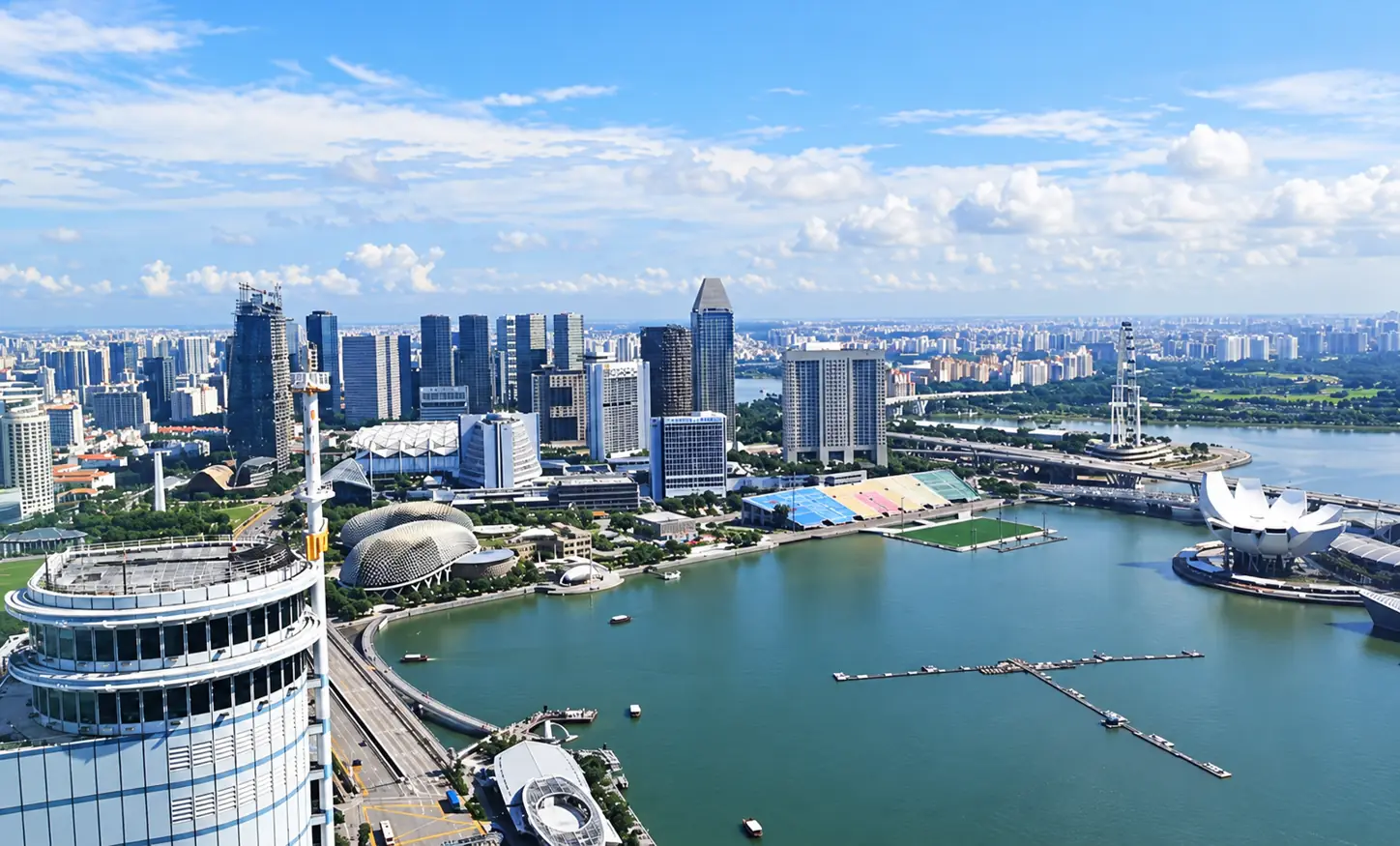 Marina Bay view from Ocean Financial Centre Level 37