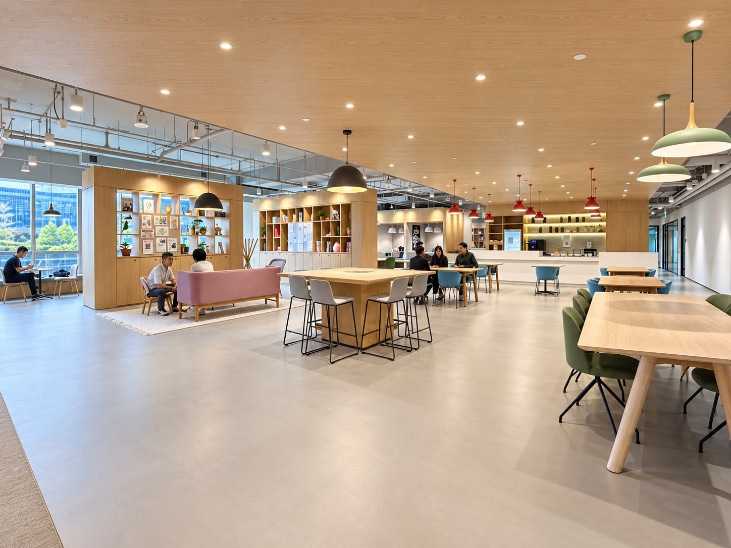 Shared common area at Paya Lebar Quarter 1