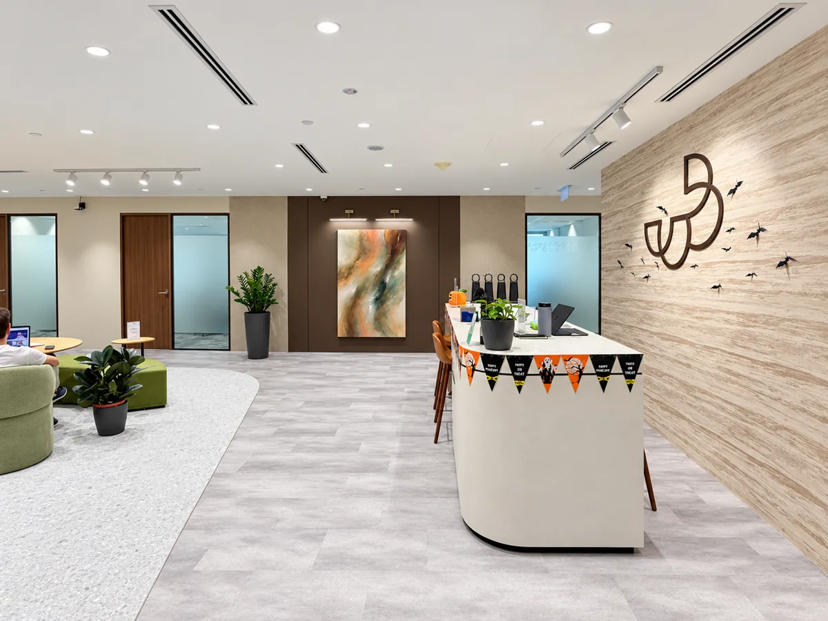 Reception at SGX Centre 2 Level 20