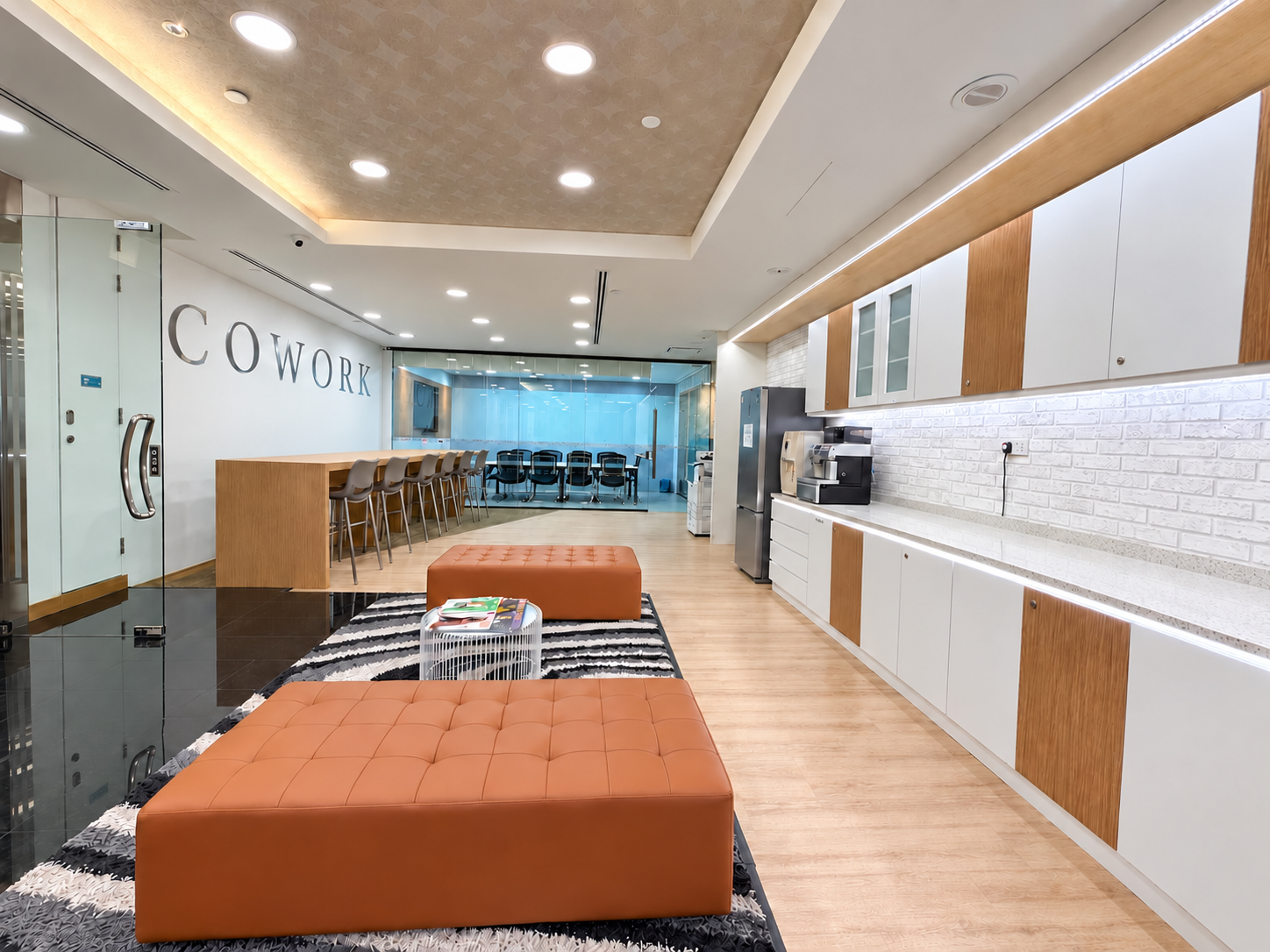 Shared lounge at Shaw House